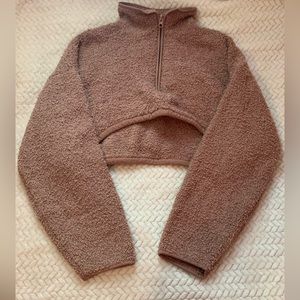 SKIMS Cozy Knit Cropped Pullover NWT